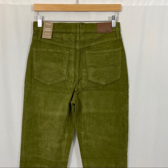 NWT Madewell Classic Straight Jeans Corduroy - Picture 8 of 9